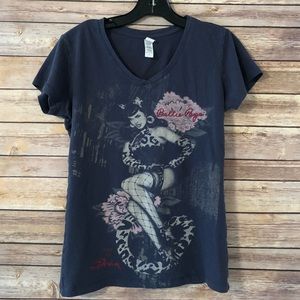 Bettie Page t-shirt by Olivia De Berardinis L
